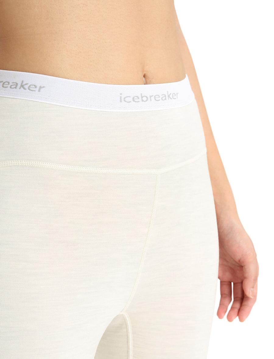 Icebreaker 15.5 Merino Thermal Naisten Leggingsit Valkoinen | FI 1537DFMN